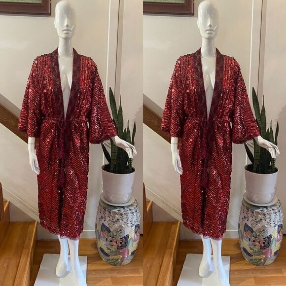 New Free People Sequin Embroidered Light Coming - Picture 3 of 7